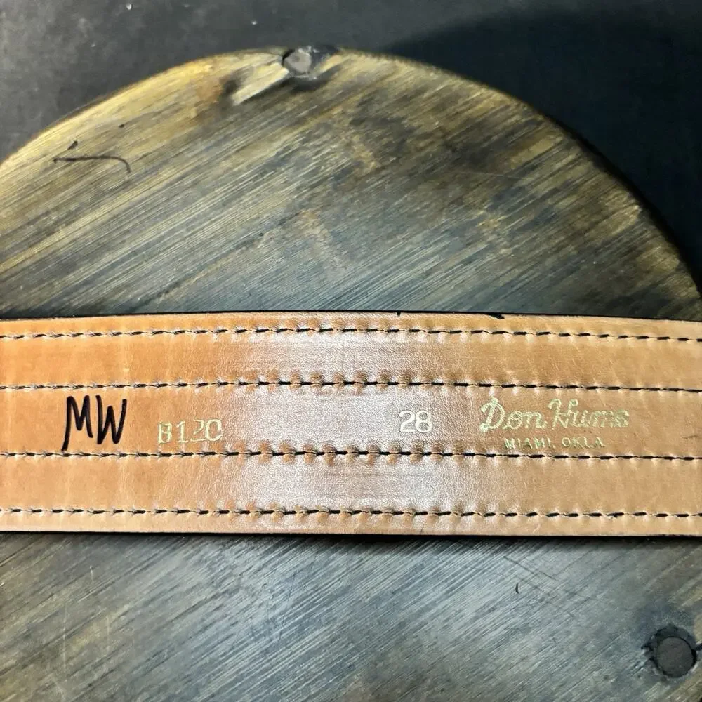 Don Hume Duty Belt Size 28